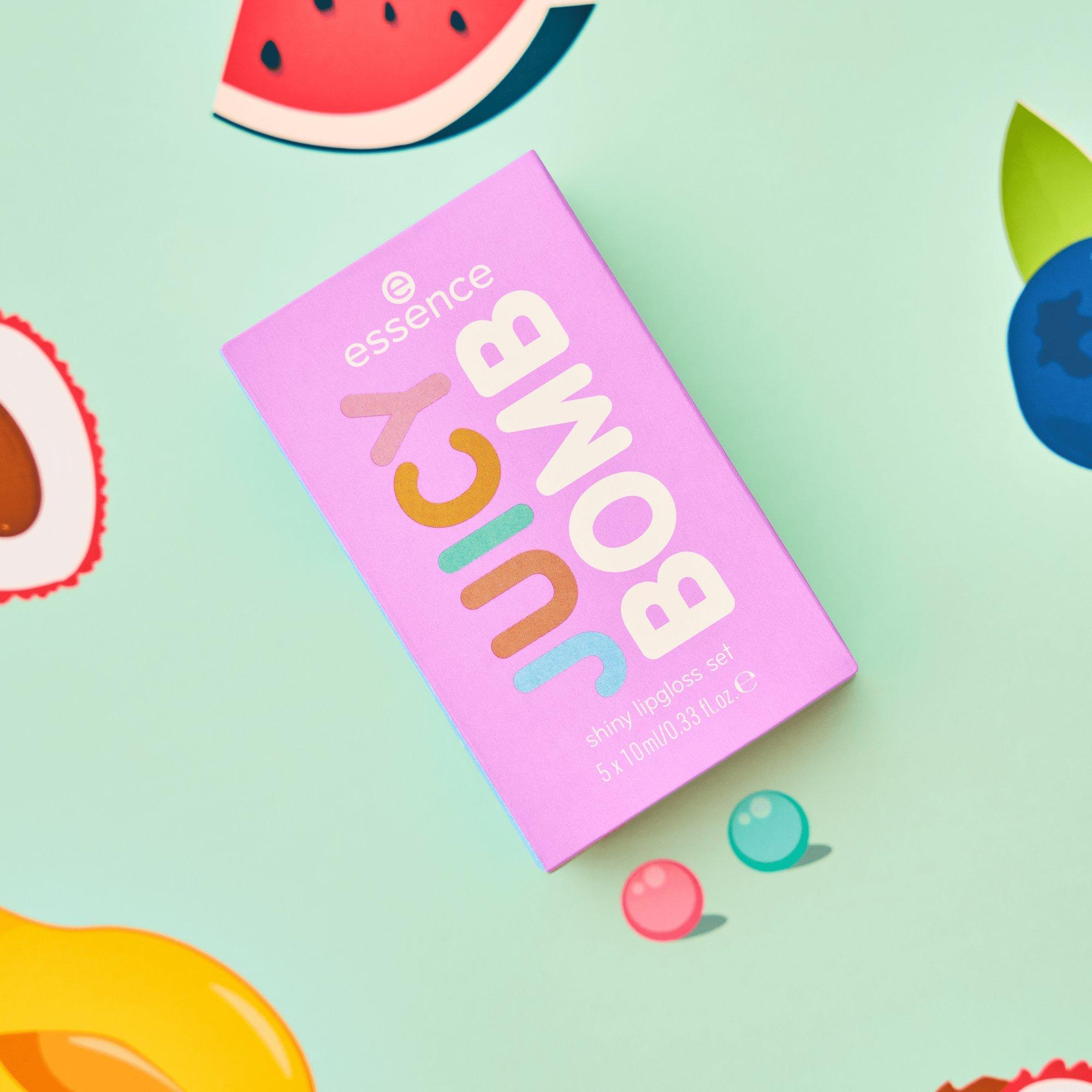 JUICY BOMB shiny lipgloss set coffret gloss