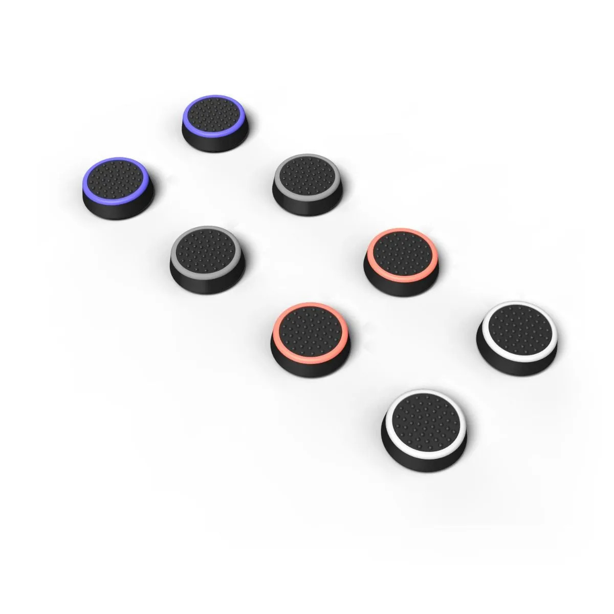 8in1 Control-Stick-Aufsätze Set kompatibel mit Nintendo Switch JoyCon Controller (00115527) - Bunt