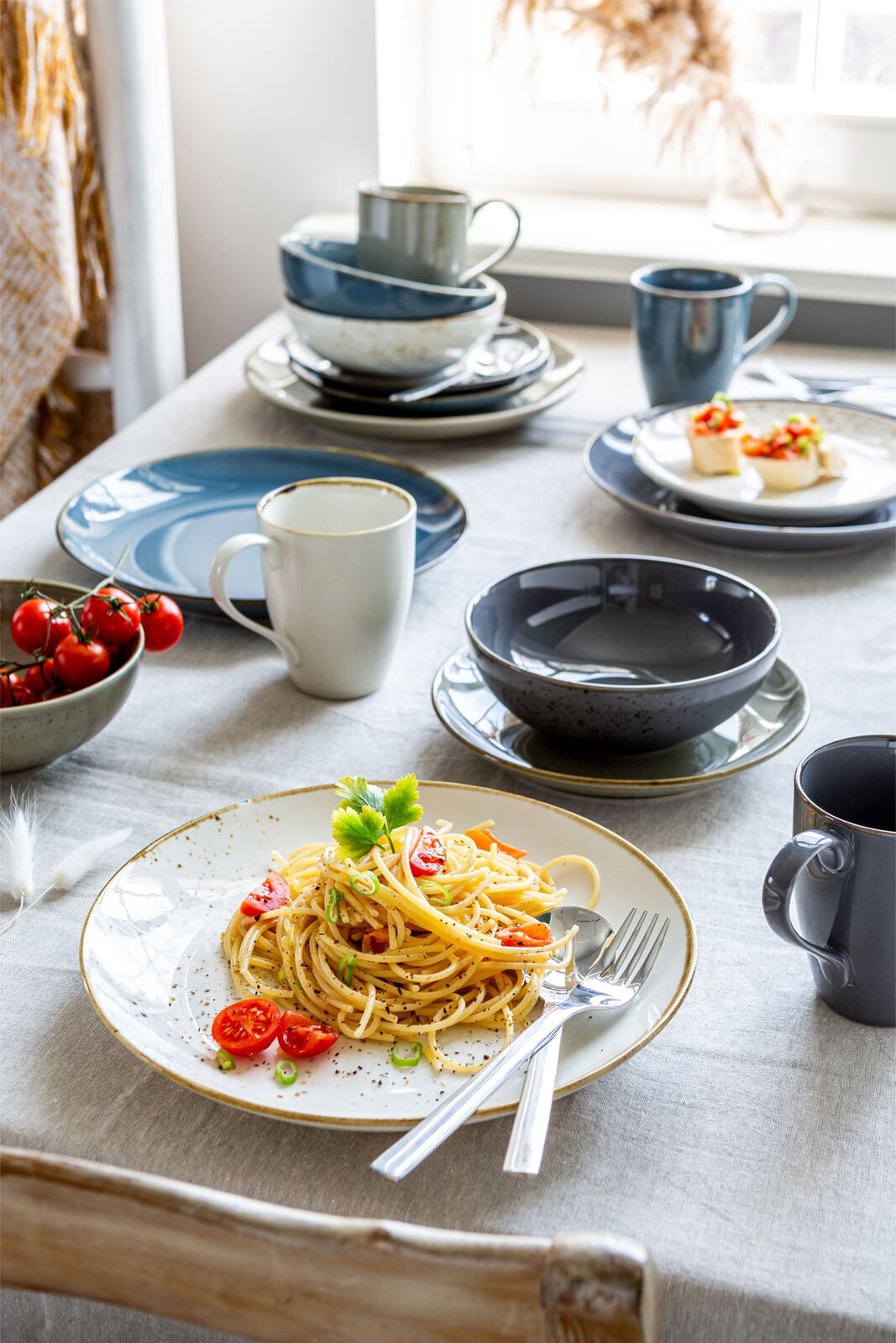 CreaTable Kombiservice NATURE COLLECTION NORDIC STYLE 16-teilig mehrfarbig