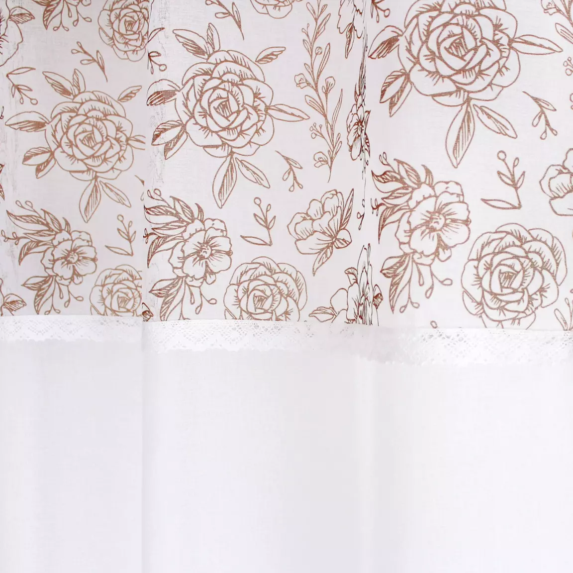 Voilage œillets (140 x 240 cm) Rosa Marron