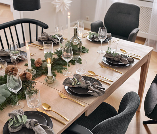 Gepolsterter Designstuhl, greige