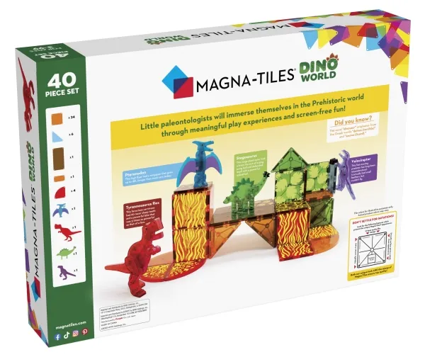 Magna-Tiles Dino World 40 pcs set