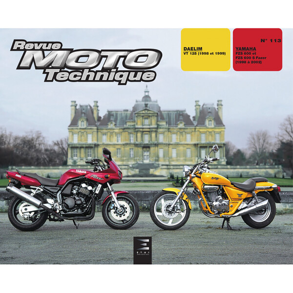 Etai - RMT 113.2 YAMAHA FZS600 (1998 à 2002) et DEALIM VT125 (1998 à 1999)
