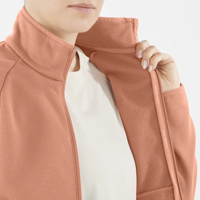ESSENTIAL WARM  Midlayer-Jacke mit durchgehendem Reißverschluss Damen