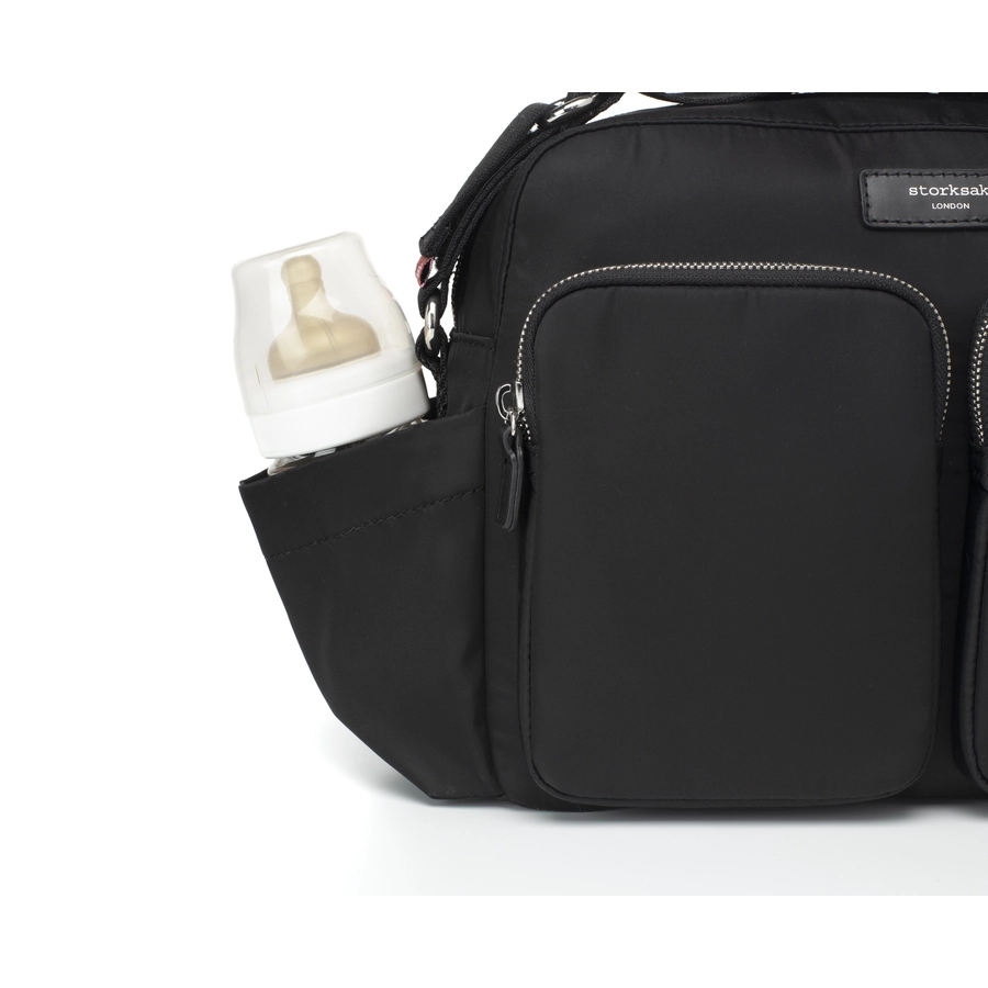 storksak Kinderwagen Tasche Eco Schwarz