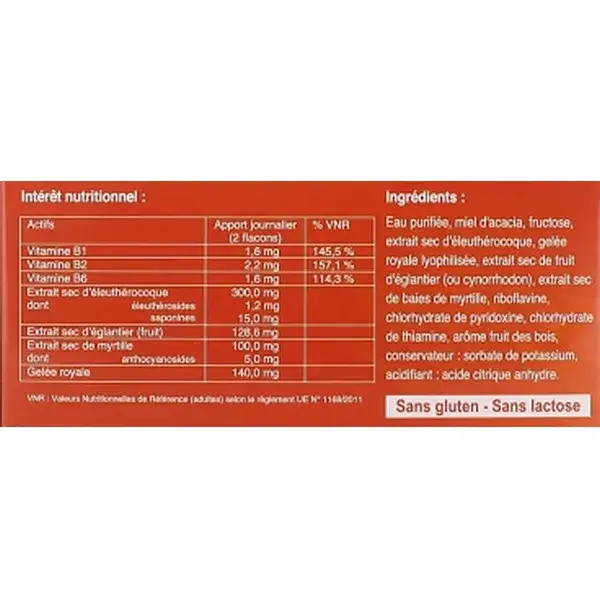 Ristabil Anti-Fatigue 10 flacons de 10ml
