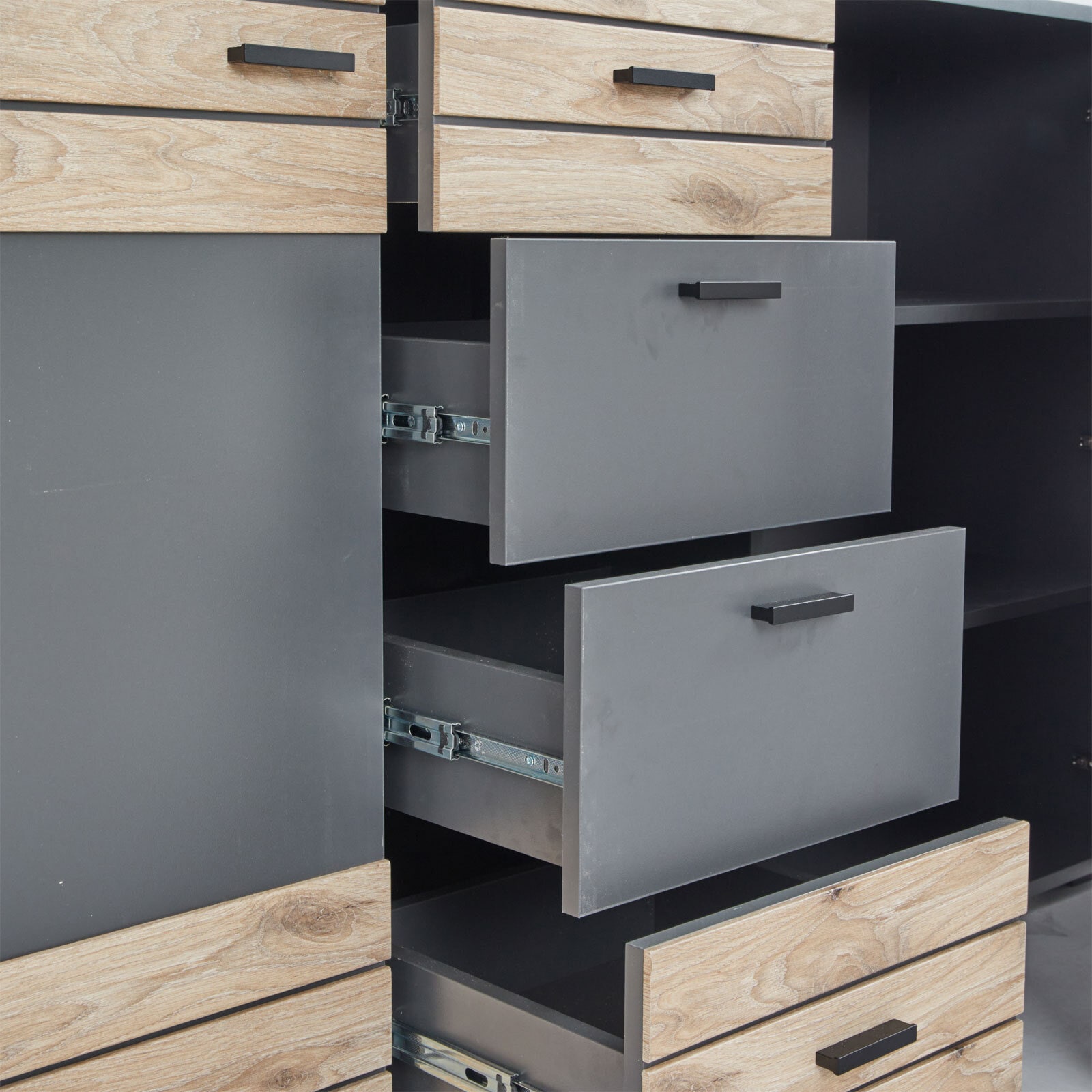 Sideboard FRENO Oak/ grau