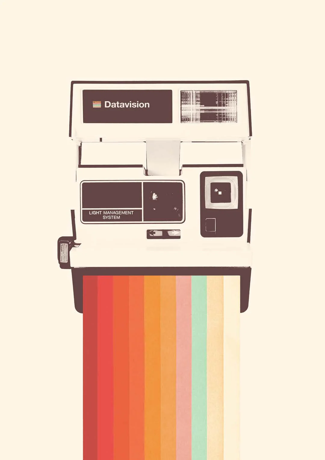 Sofortbildkamera - Regenbogen von Florent Bodart