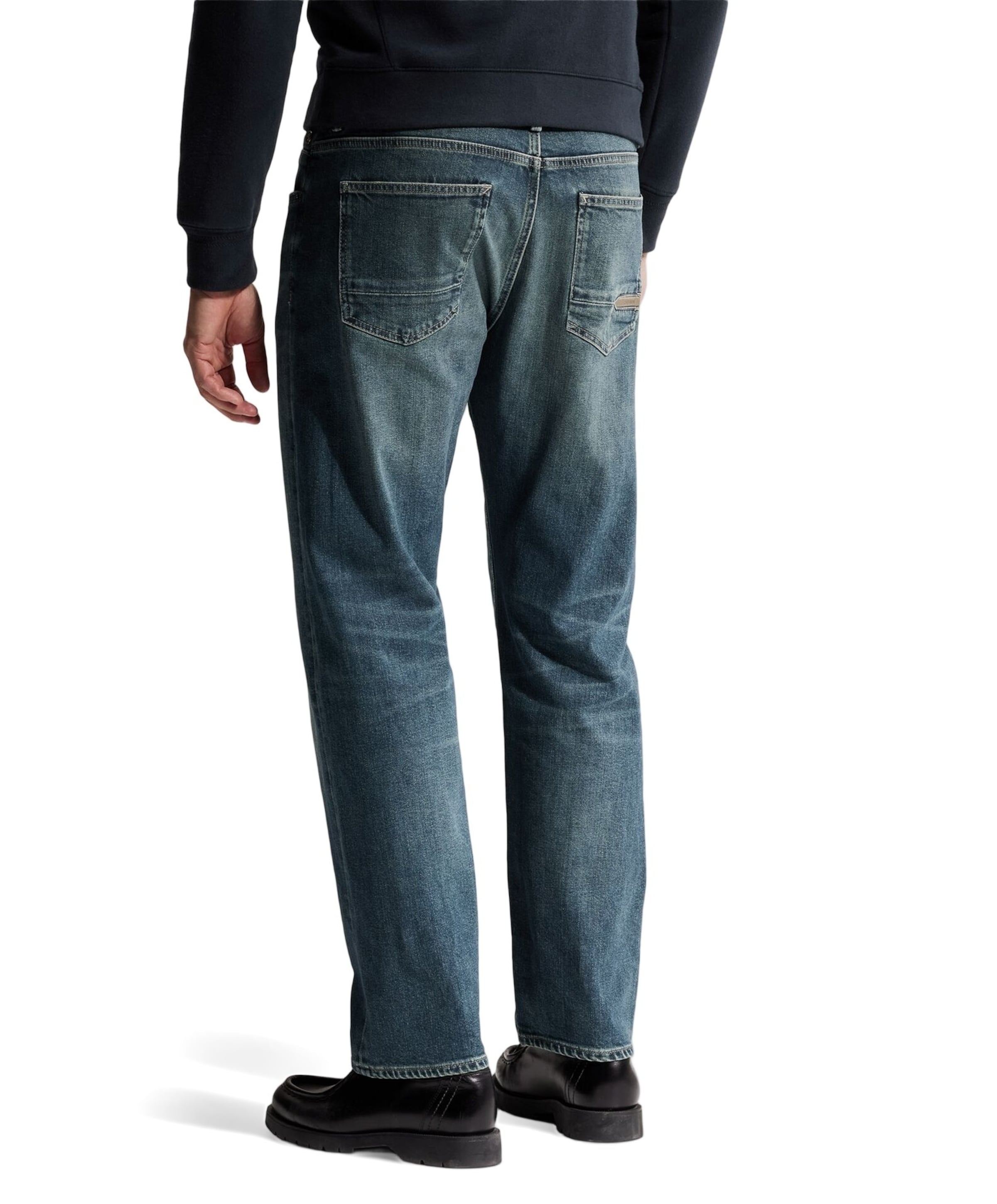 Cast Iron STEEPER RELAXED BLUE GREENCAST SHA heren jeans grijs