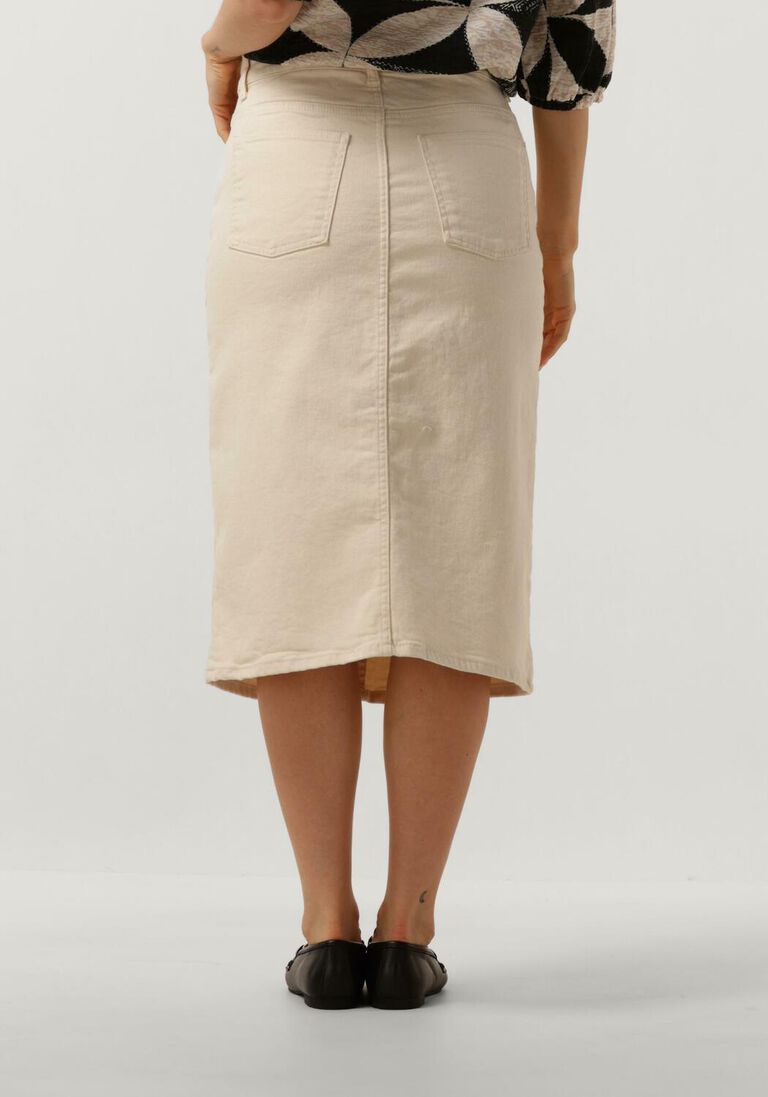 OBJECT zand object midirok objellen mw midi twill skirt