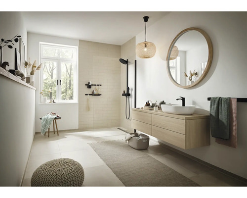 Douchekolom incl. thermostaat hansgrohe Pulsify S 260 2jet eco met ShowerTablet Select 400 wit mat 24241700