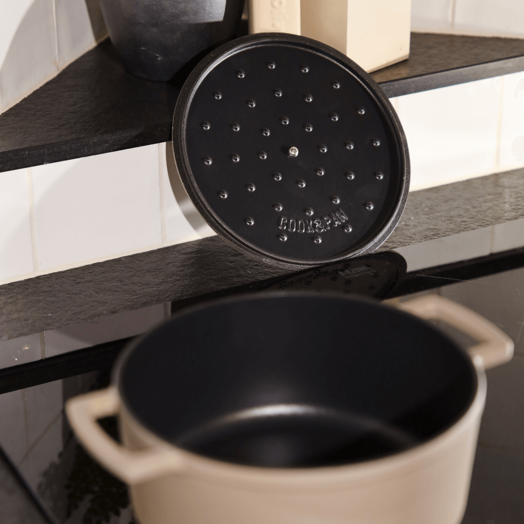 Taupe of Mind Gietijzeren Braadpan 24 cm - 4 liter