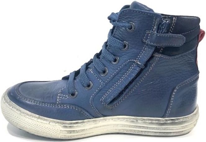 Piedro - 78276N - Veterboots - Zwart - Leer