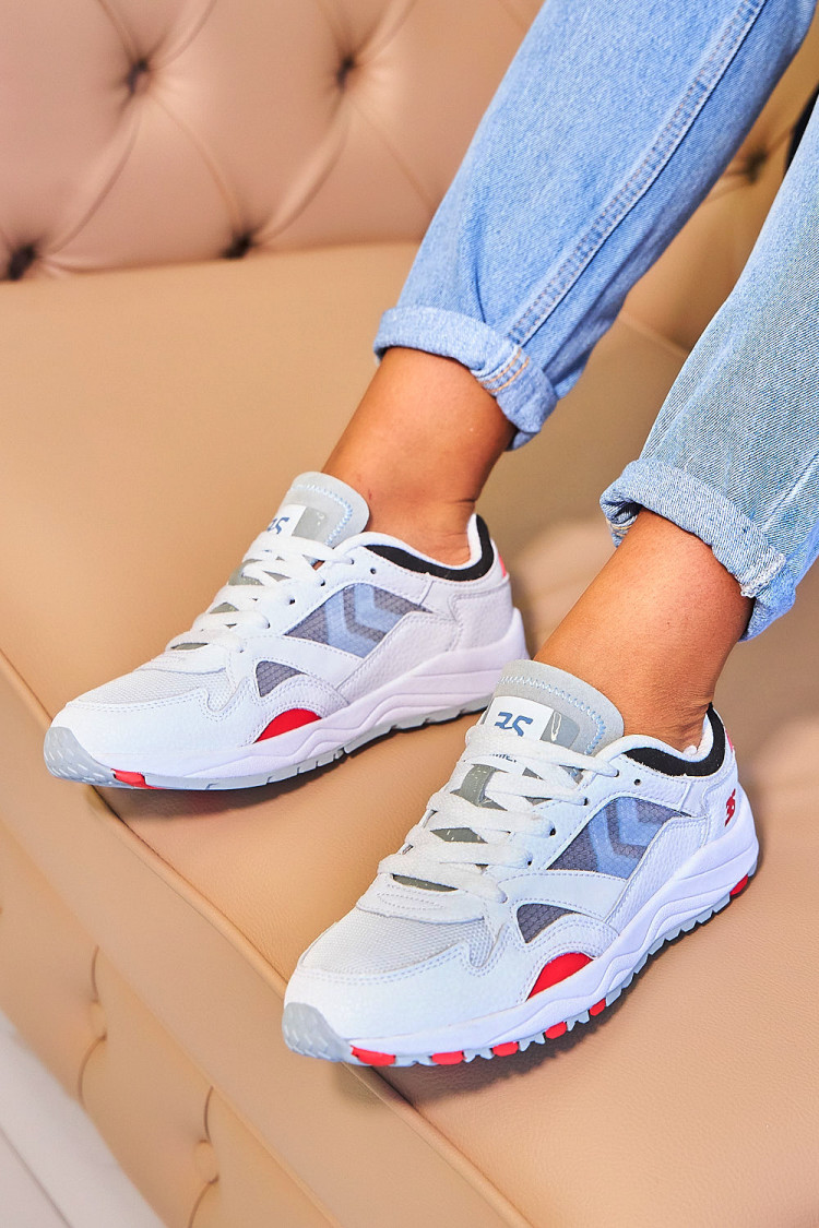 Baskets Edmonton 3S Leather blanc / Hummel - 208367