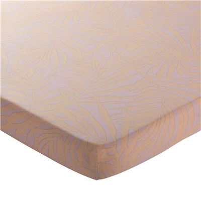Linge de lit motif feuillage géant - BECQUET CRÉATION