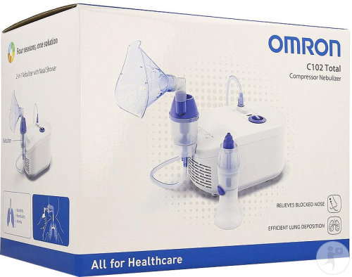 Omron C102 Total Compresseur Nébuliseur Adultes Et Enfants 1 Set