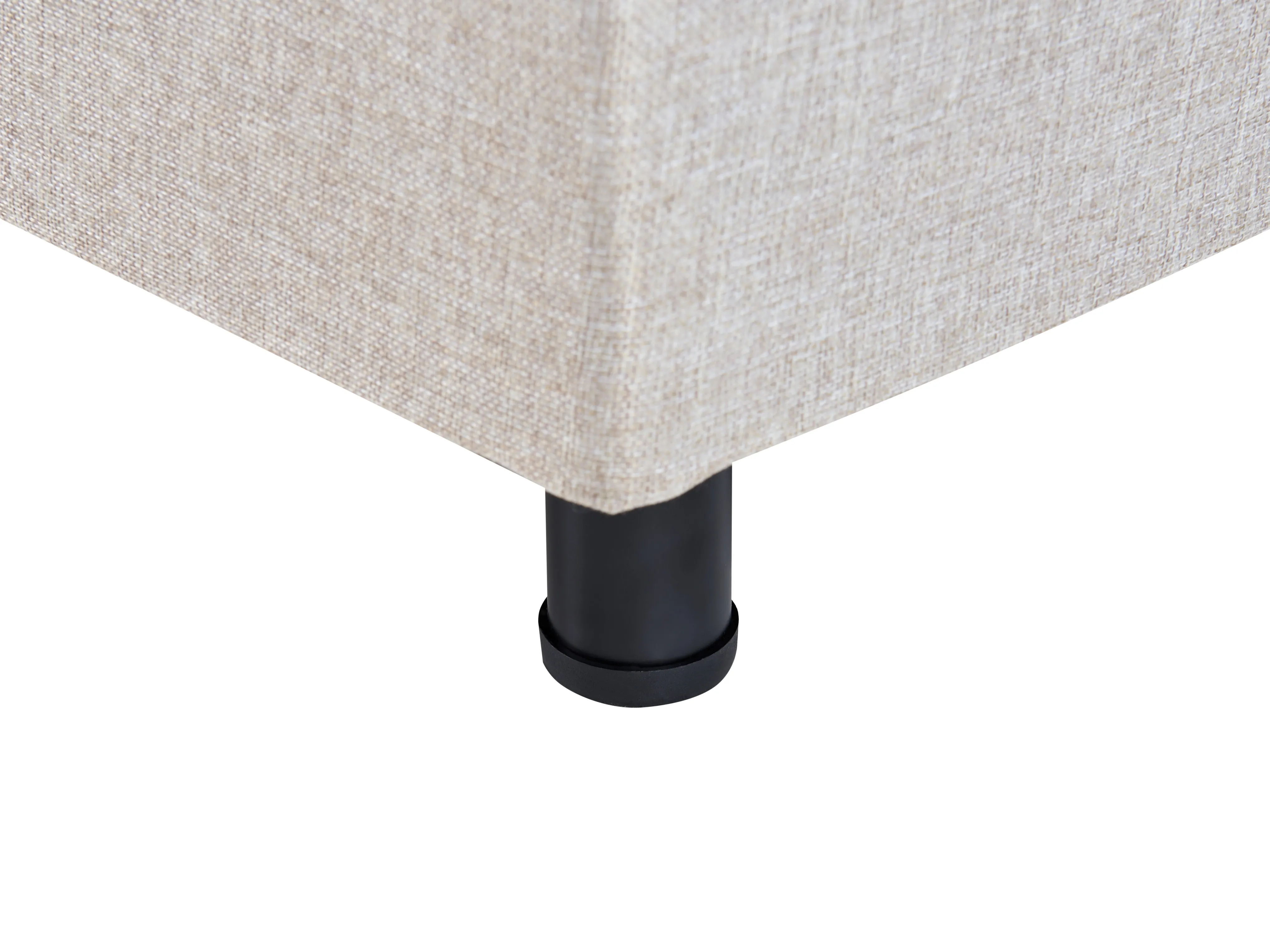 Verstelbaar bed zonder hoofdbord Stof DUKE 90 x 200 cm Beige