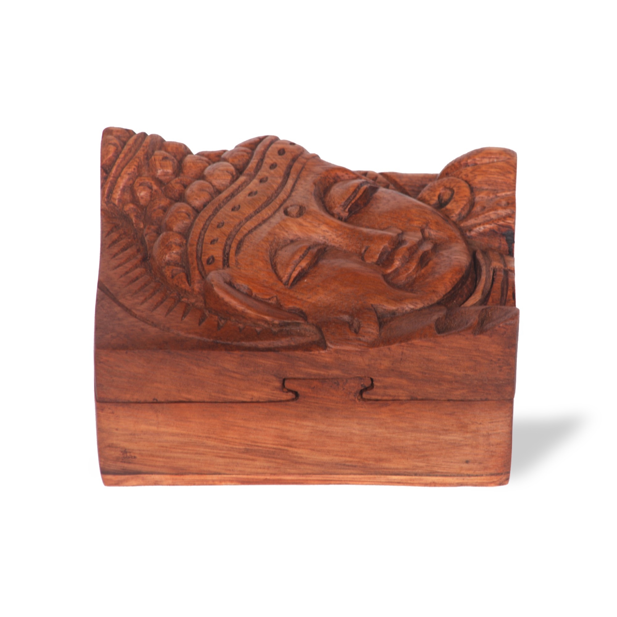 Secret Box 'Buddha', braun, T 7 cm, B 12 cm, 9 cm von fischer's lagerhaus