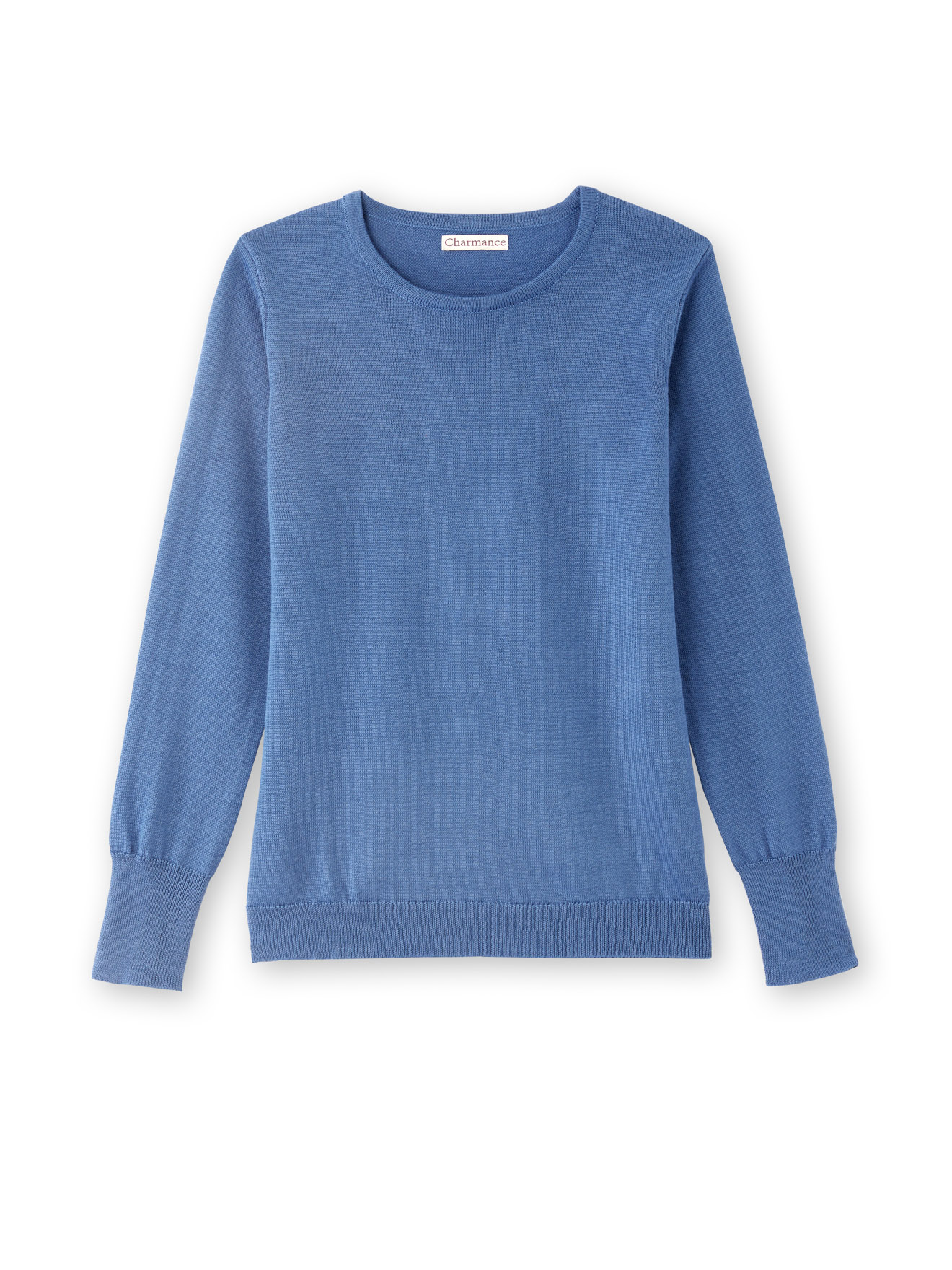 Pull encolure ronde 50% laine mérinos