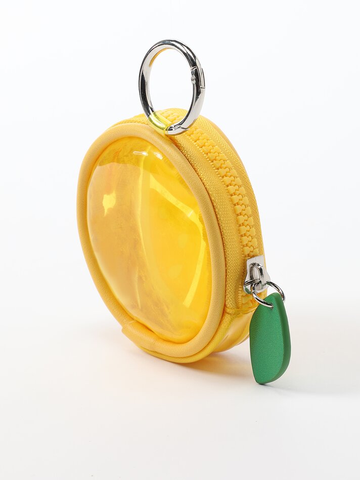 Porta-moedas em formato de limão - Amarelo