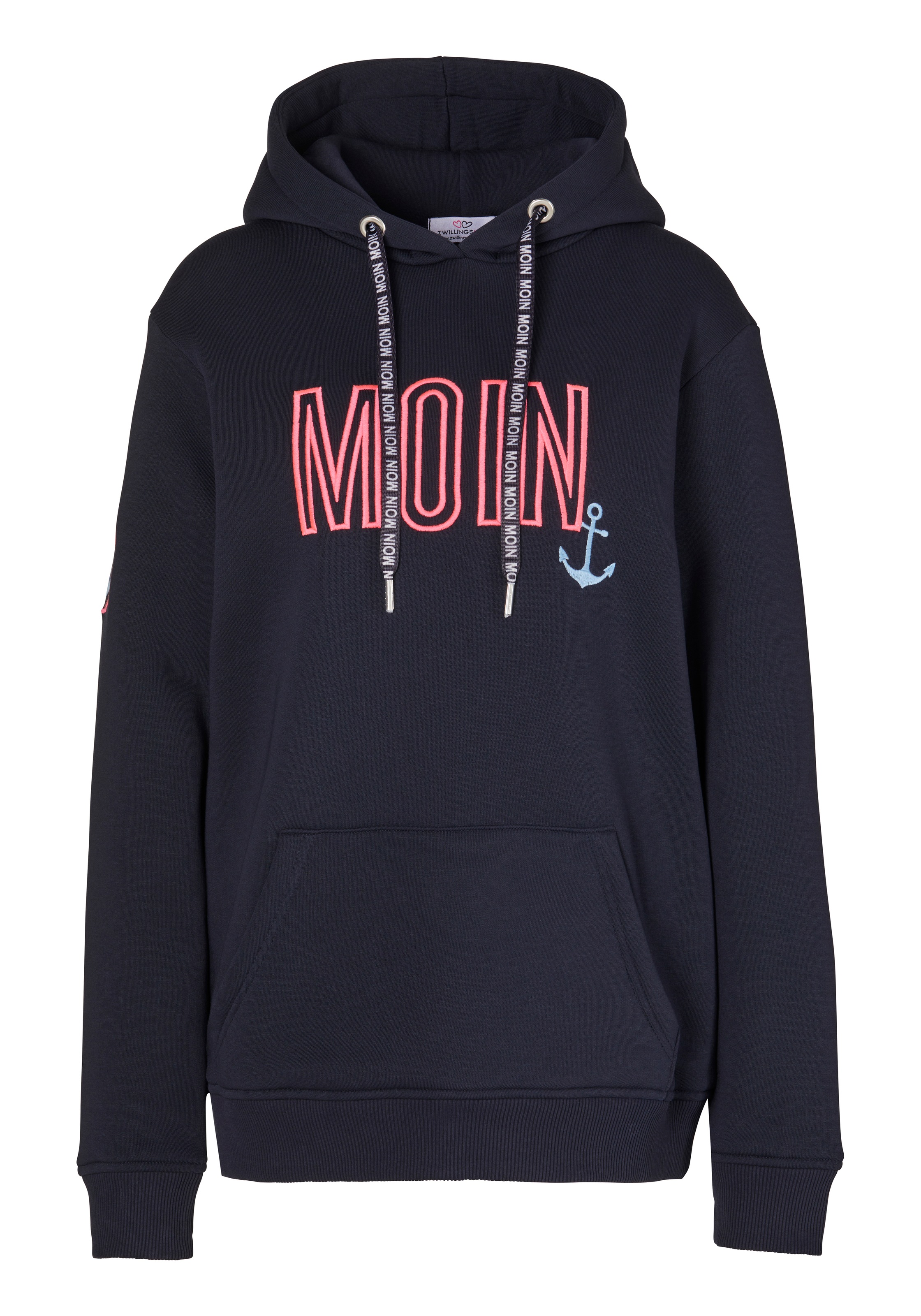 Zwillingsherz Hoodie »Limited Edition«, Langarm, Kapuze, Anker Motiv, exklusiv bei Otto
