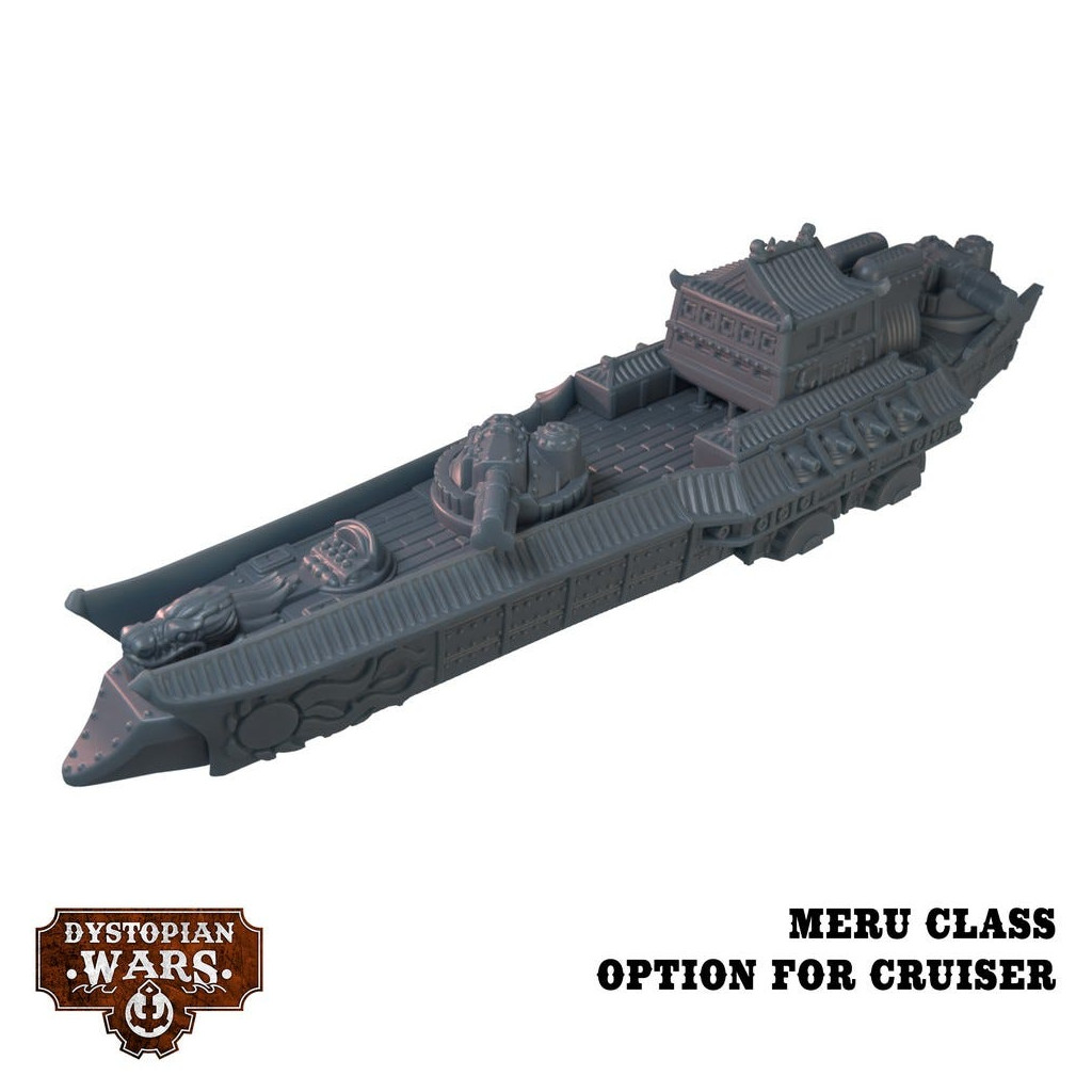 Dystopian Wars: Ning Jing Battlefleet Set