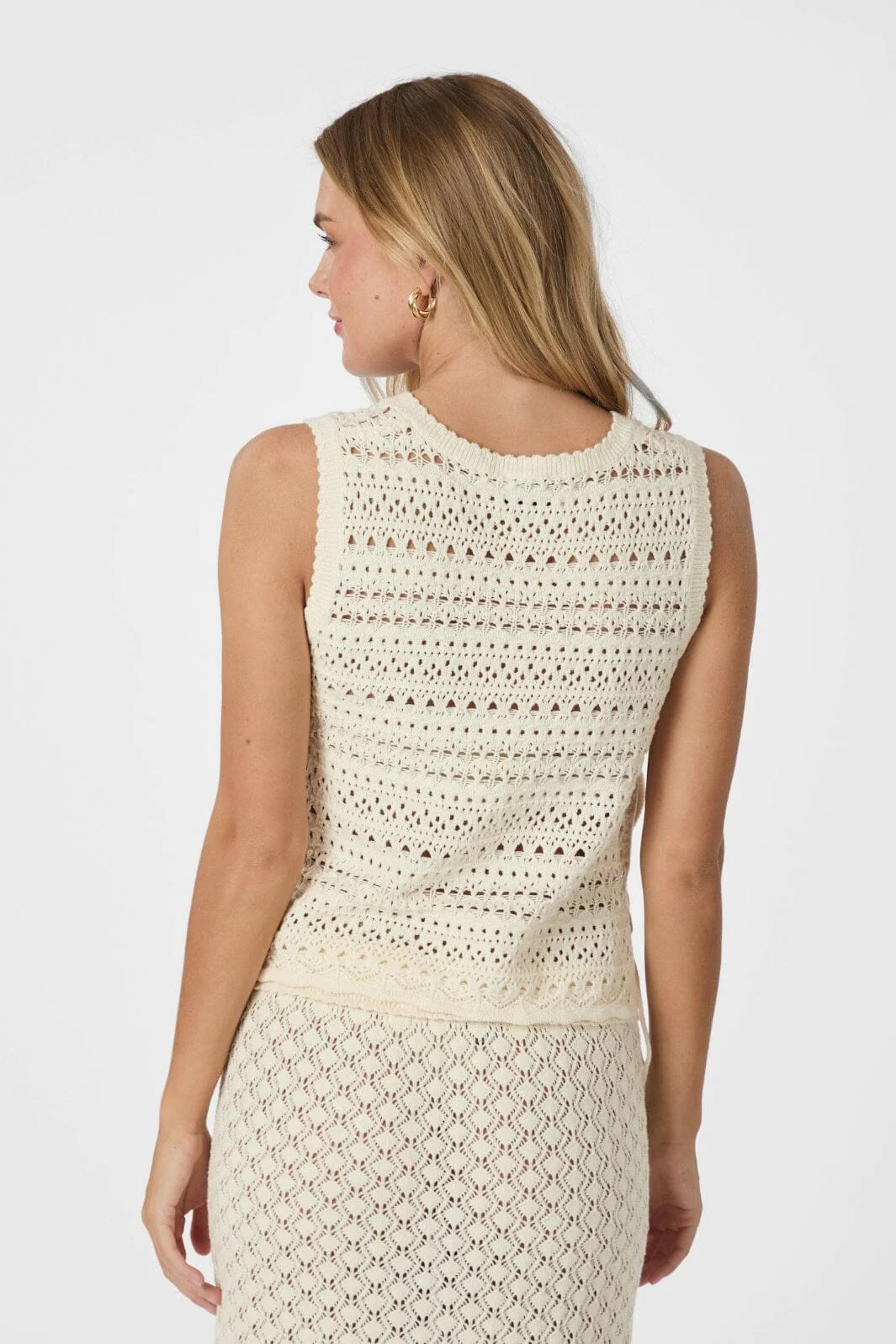 Neo Noir Catana Crochet Knit Top 165990