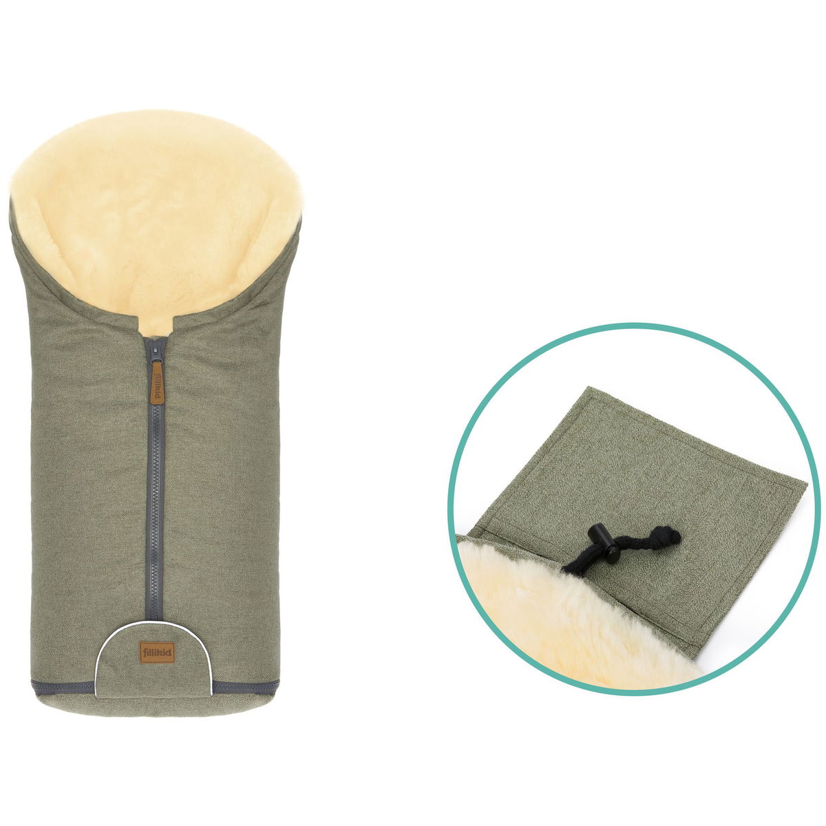 fillikidfillikid   Pamir Style Fusssäckchen pistazie