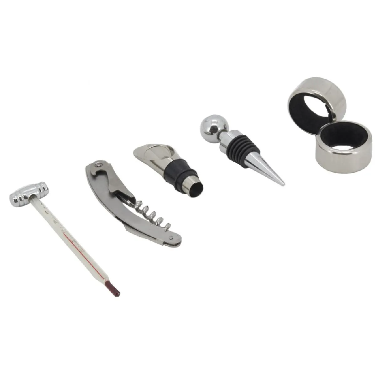 AUBRY GASPARD Coffret accessoire vin - 6 pièces