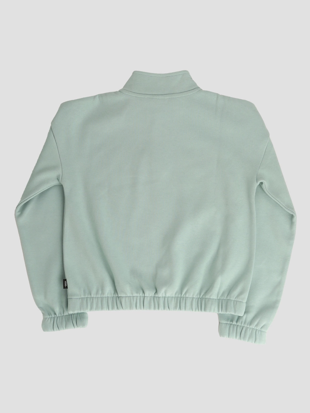 Vans Half Zip Mock Kids Sweater gray mist