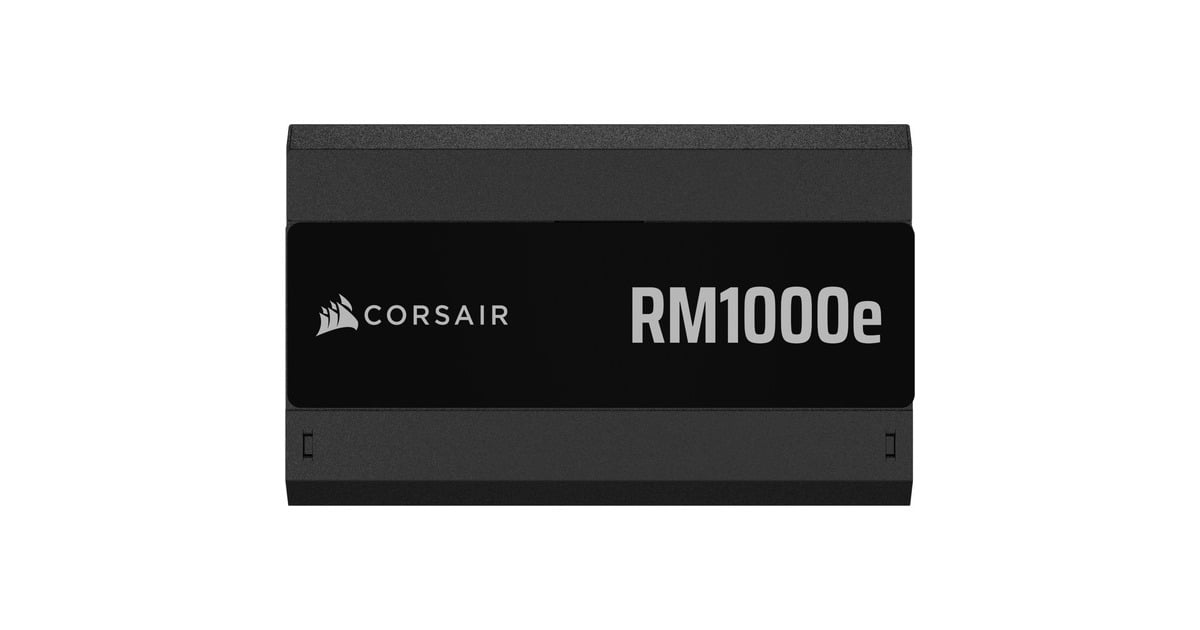 CorsairRM1000e (2025) modulaire 1000 watt voeding   (Zwart, 2x 12V-2x6, 2x PCIe)