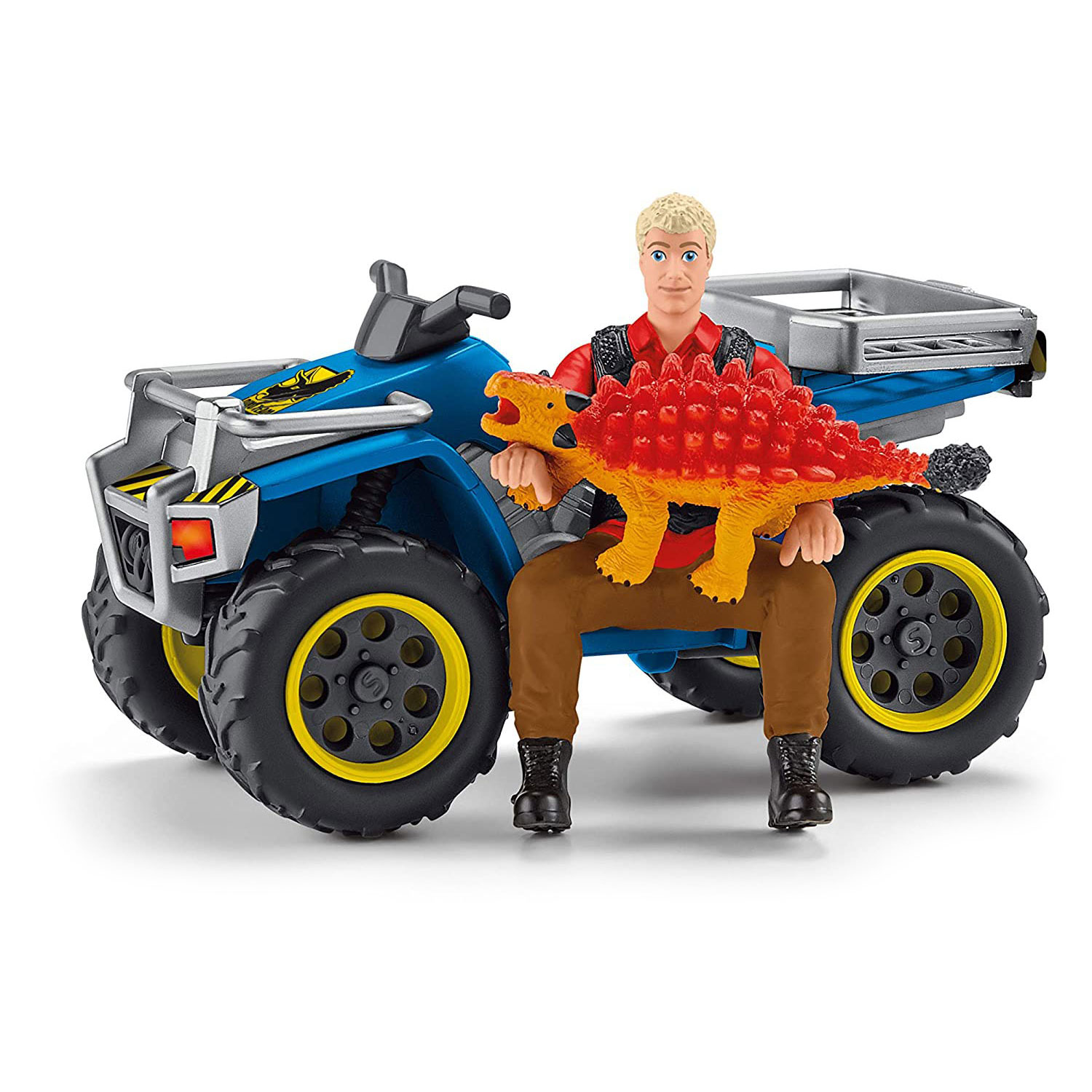 schleich DINOSAURS Vlucht van Velociraptor op Quad 41466