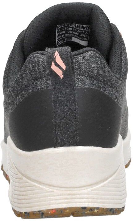 Skechers Uno - Pla-Knit zwart