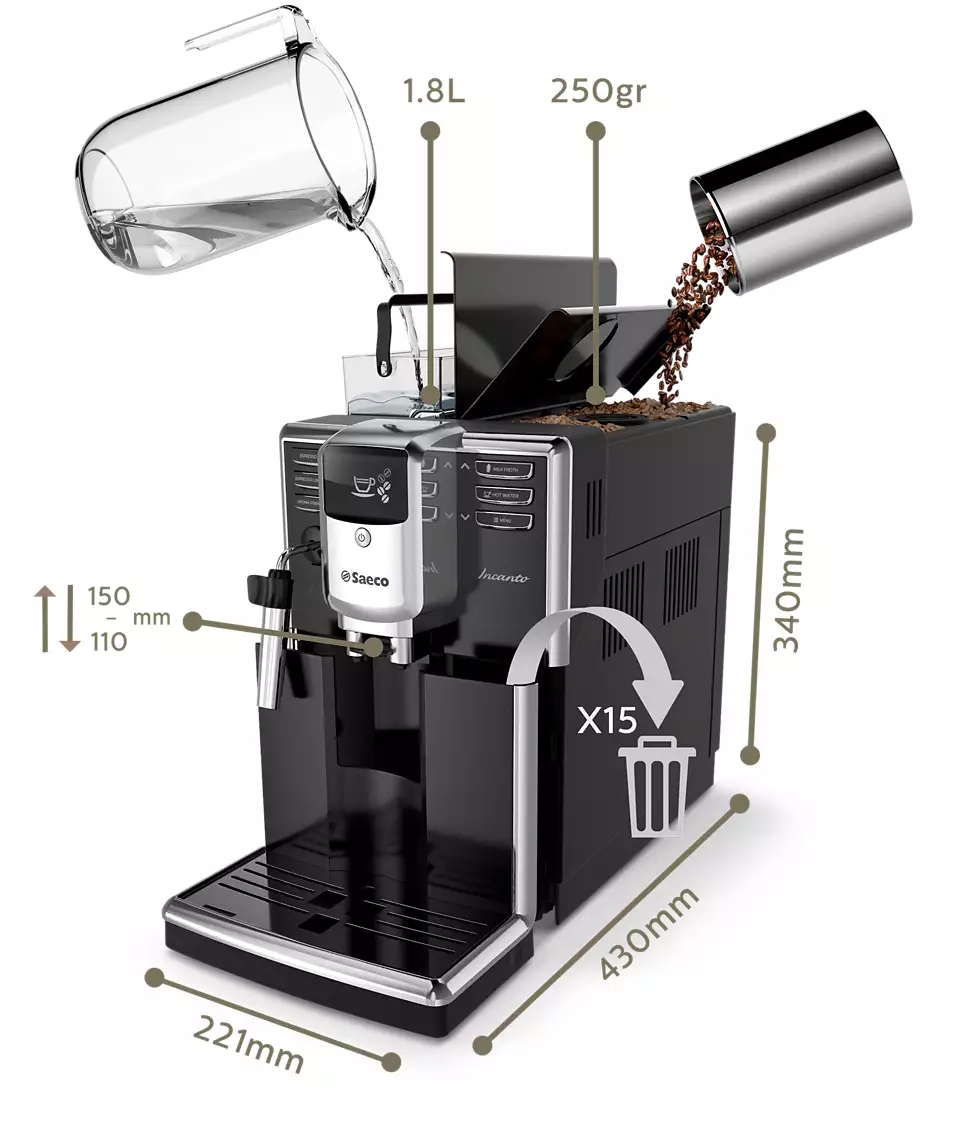 MÁQUINA DE CAFÉ EXPRESSO SUPERAUTOMÁTICA