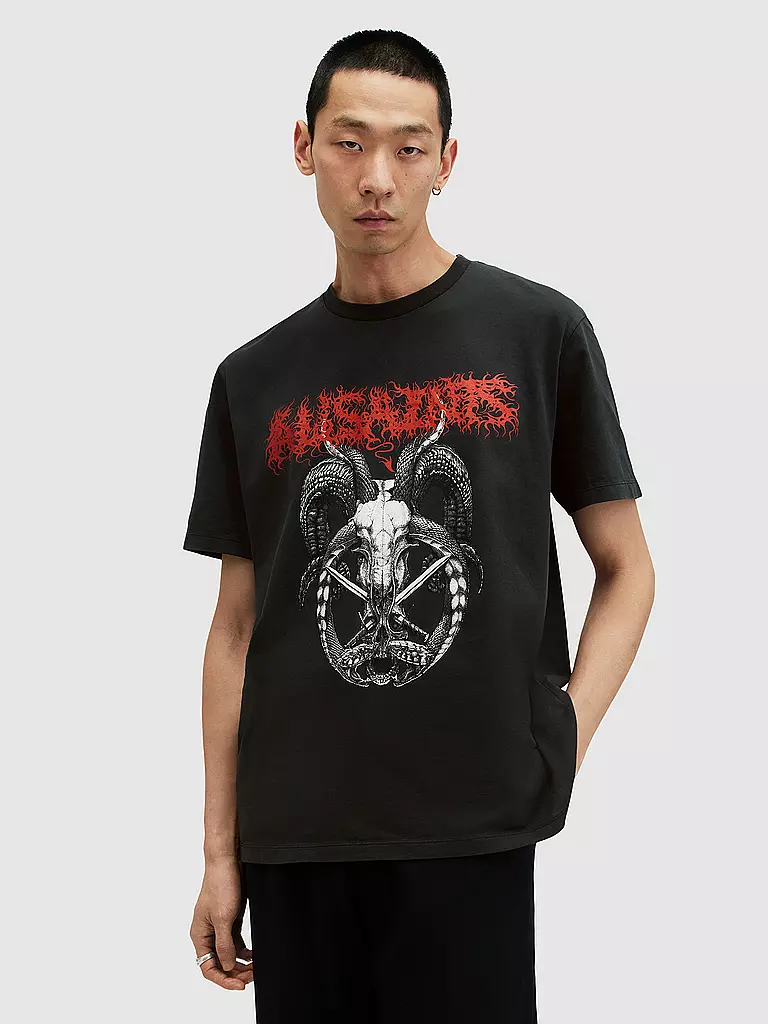 ALLSAINTS T-Shirt ARCHON  schwarz