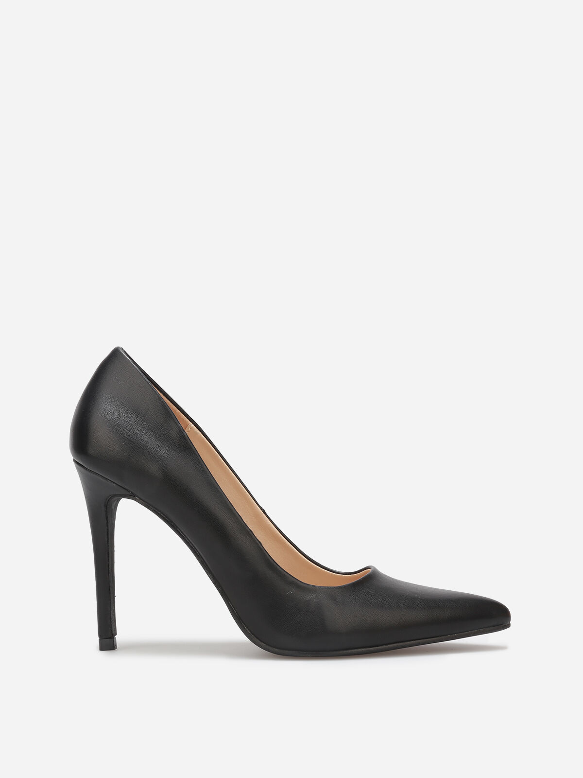 Stilettos pointus à talon aiguille- Noir