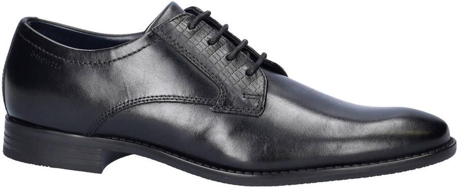 Bugatti leren veterschoenen zwart