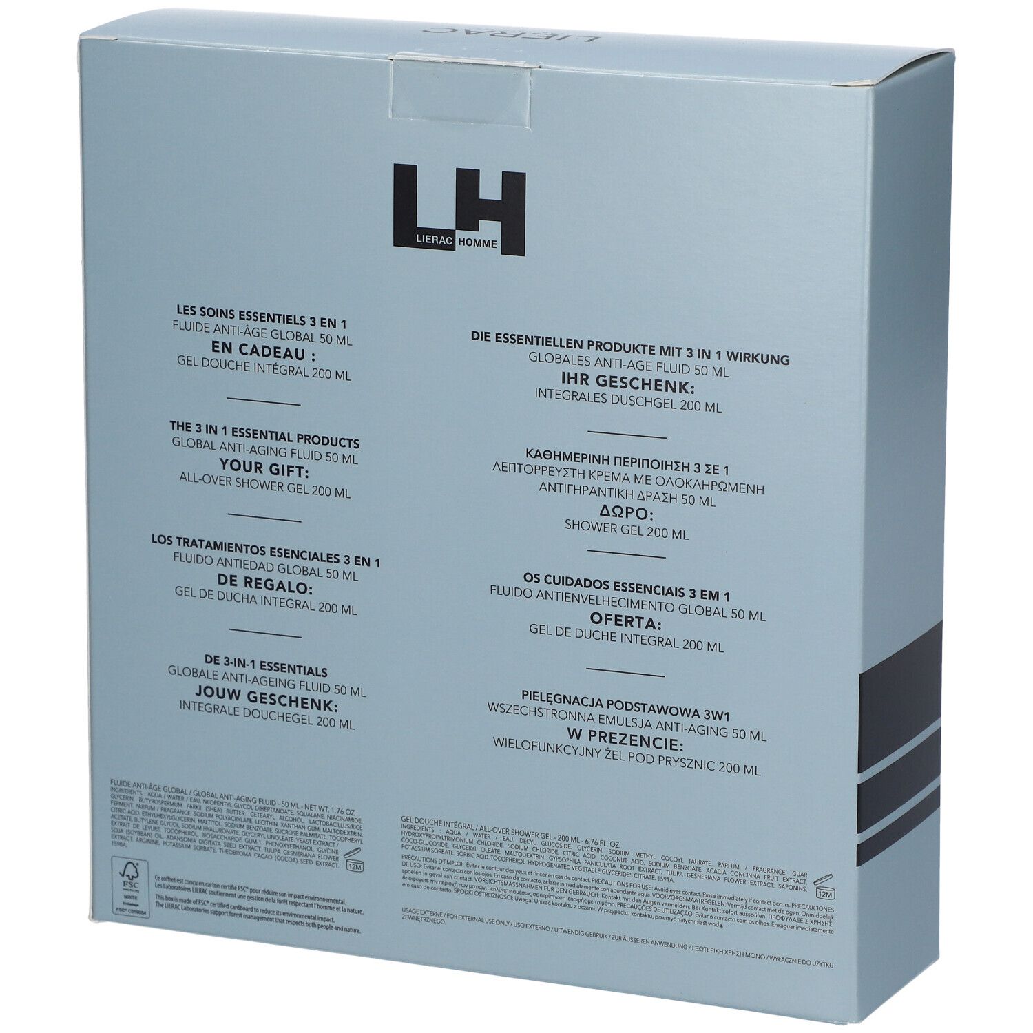 LIERAC SET ANTI AGING FLUID + DUSCHGEL