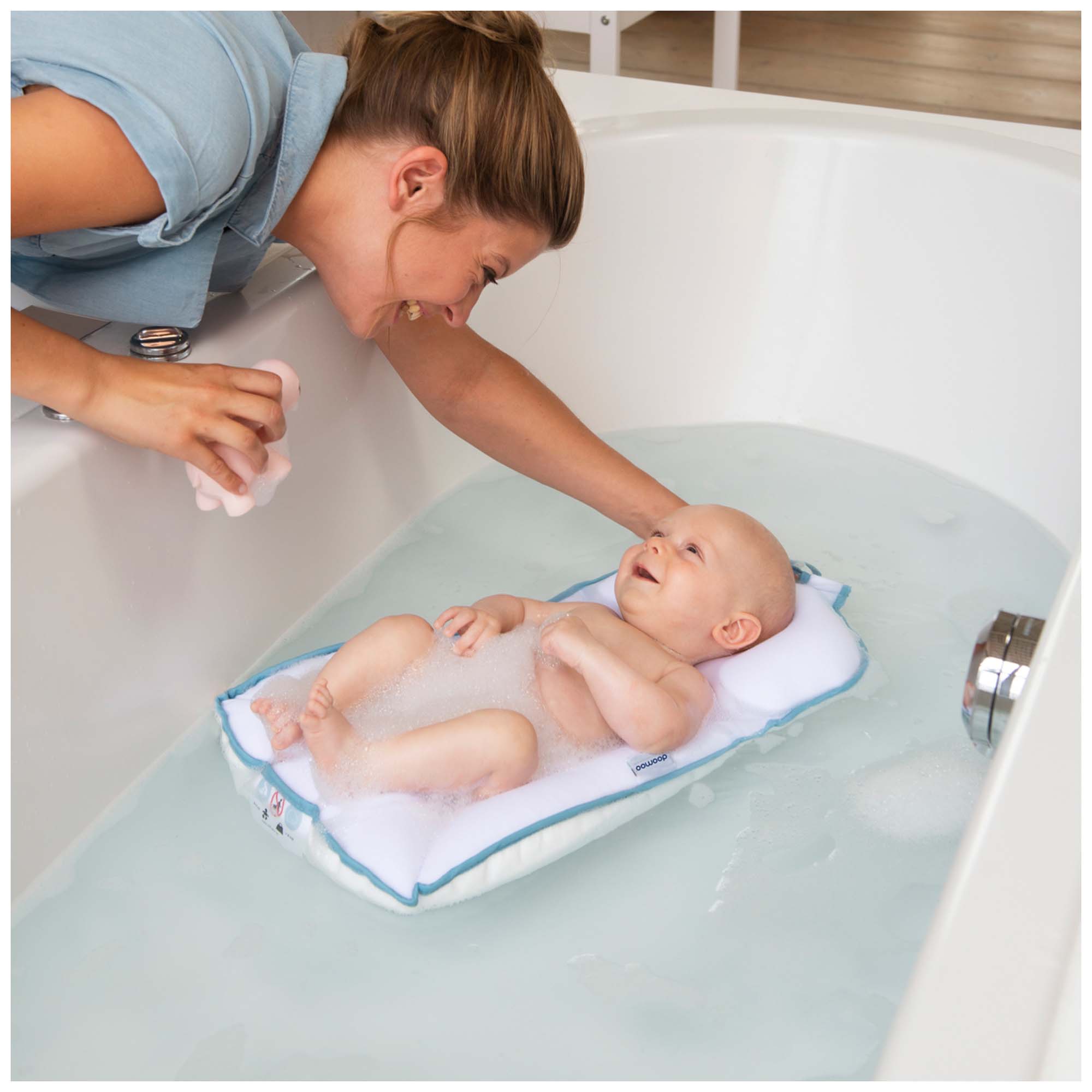 Doomoo easy bath drijvend badmatrasje transparant