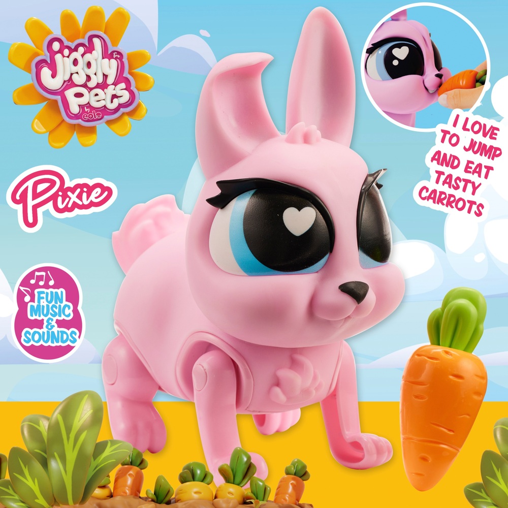 Jiggly Pets Pixie das Kaninchen