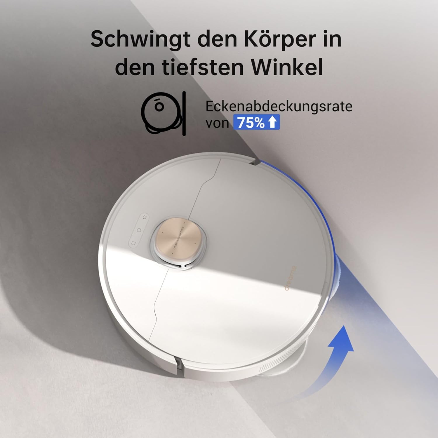dreame L10s Ultra Saugroboter mit Wischfunktion und automatische (Staubentleerung, Wischpads Selbstreinigung) 3D-Hinderniserkennung, 5300Pa Teppiche Tierhaare, 210m Akku, WiFi/APP, Weiß