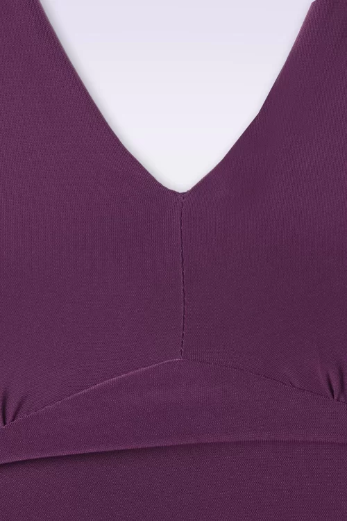 Vintage Chic for Topvintage Ella slinky top in paars