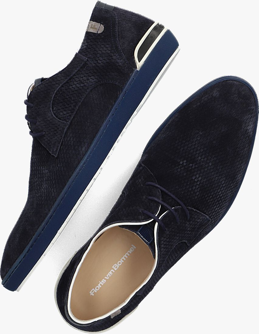 FLORIS VAN BOMMEL blauwe floris van bommel veterschoenen sfm-30293