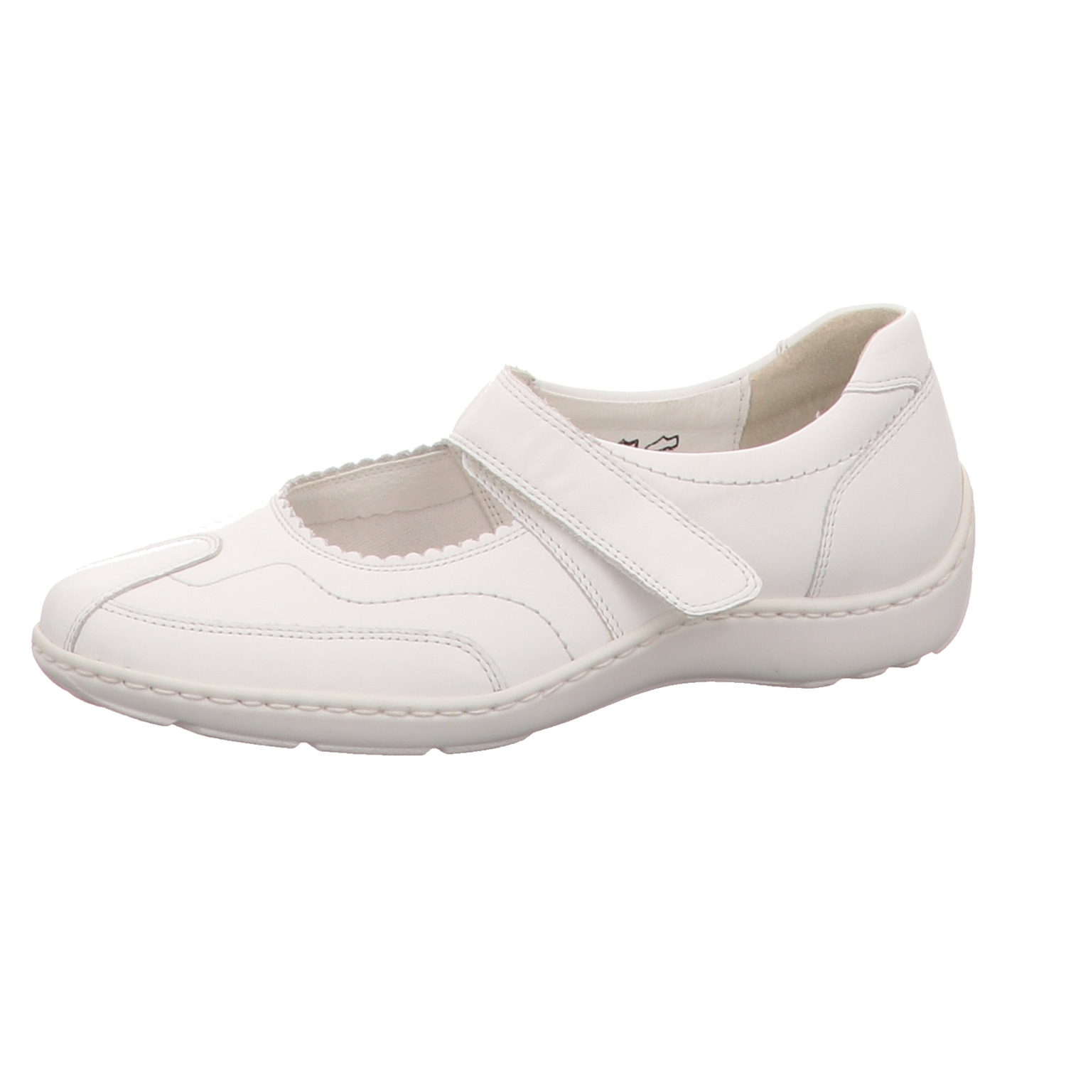 Waldläufer Spangenschuh weiß weiss/weiss kombi