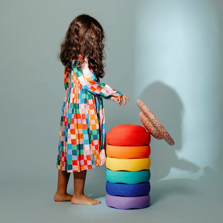 Stapelstein® - Rainbow Set pastell, multicolor (7er-Set)