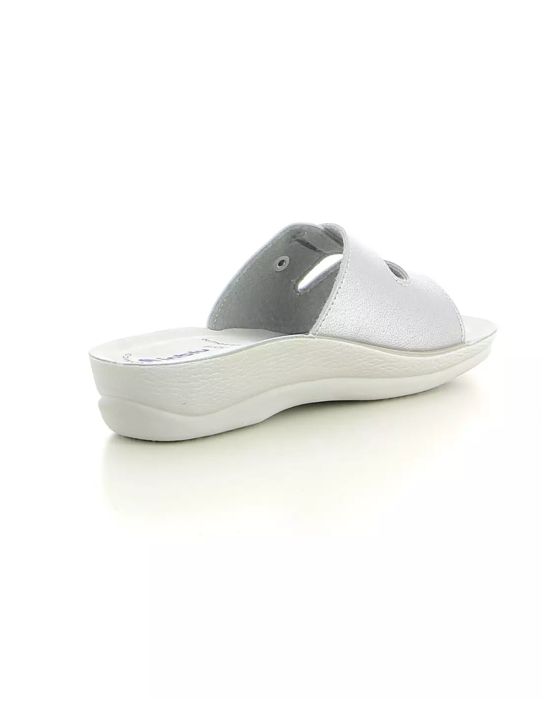 INBLU CONDABLI VR23JT01 BLANC ARGENT - Mules & sabots Blancargent