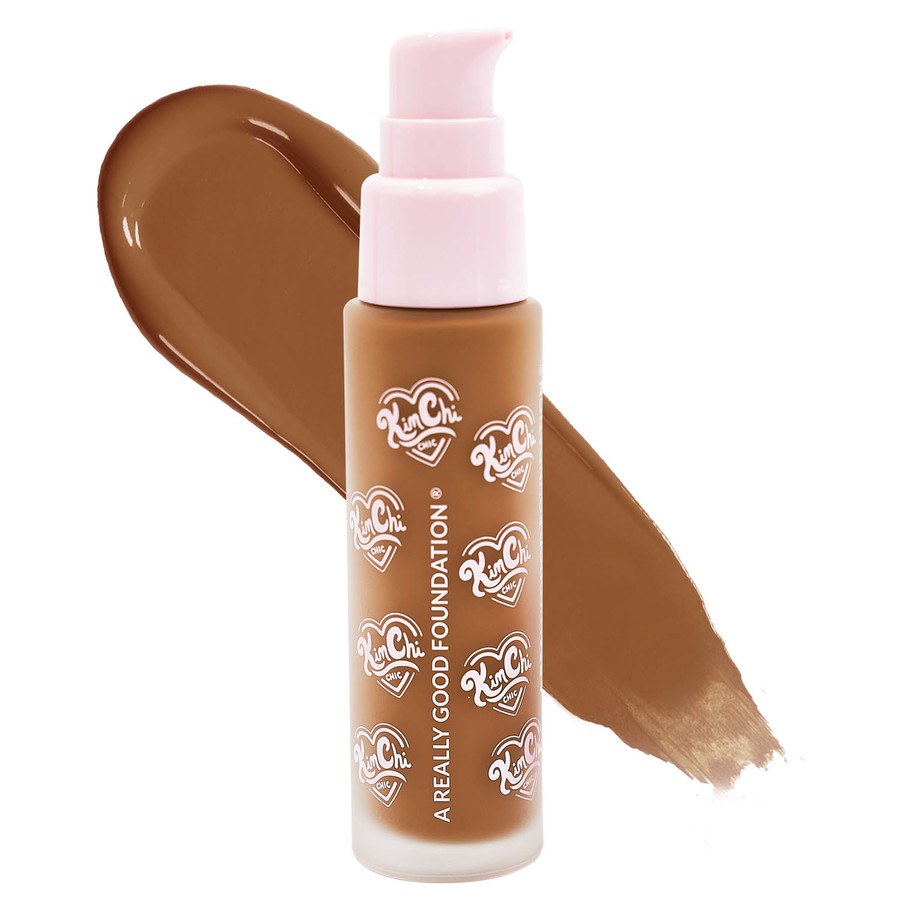 KimChi Chic A Really Good Foundation 132D Tan To Deep Skin With Golden Undertones 30ml