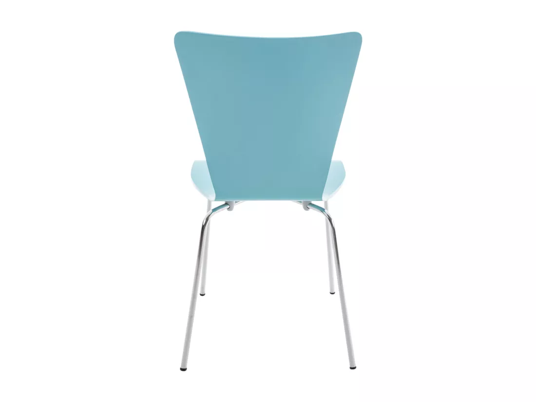 Chaise de conférence - Bois - Bleu clair - Aaron