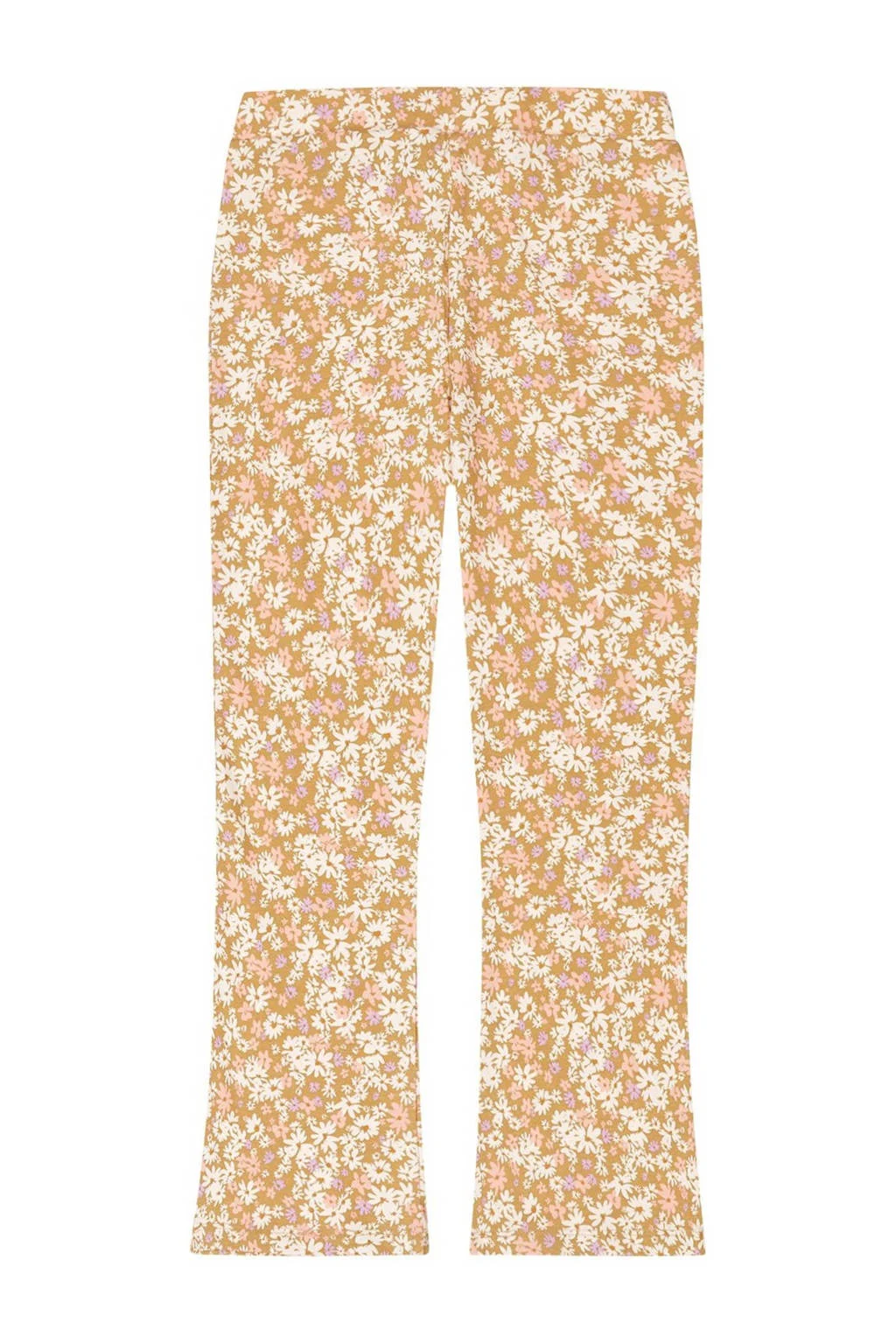Tumble 'n Dry gebloemde flared legging Anaheim zand/lichtroze/wit