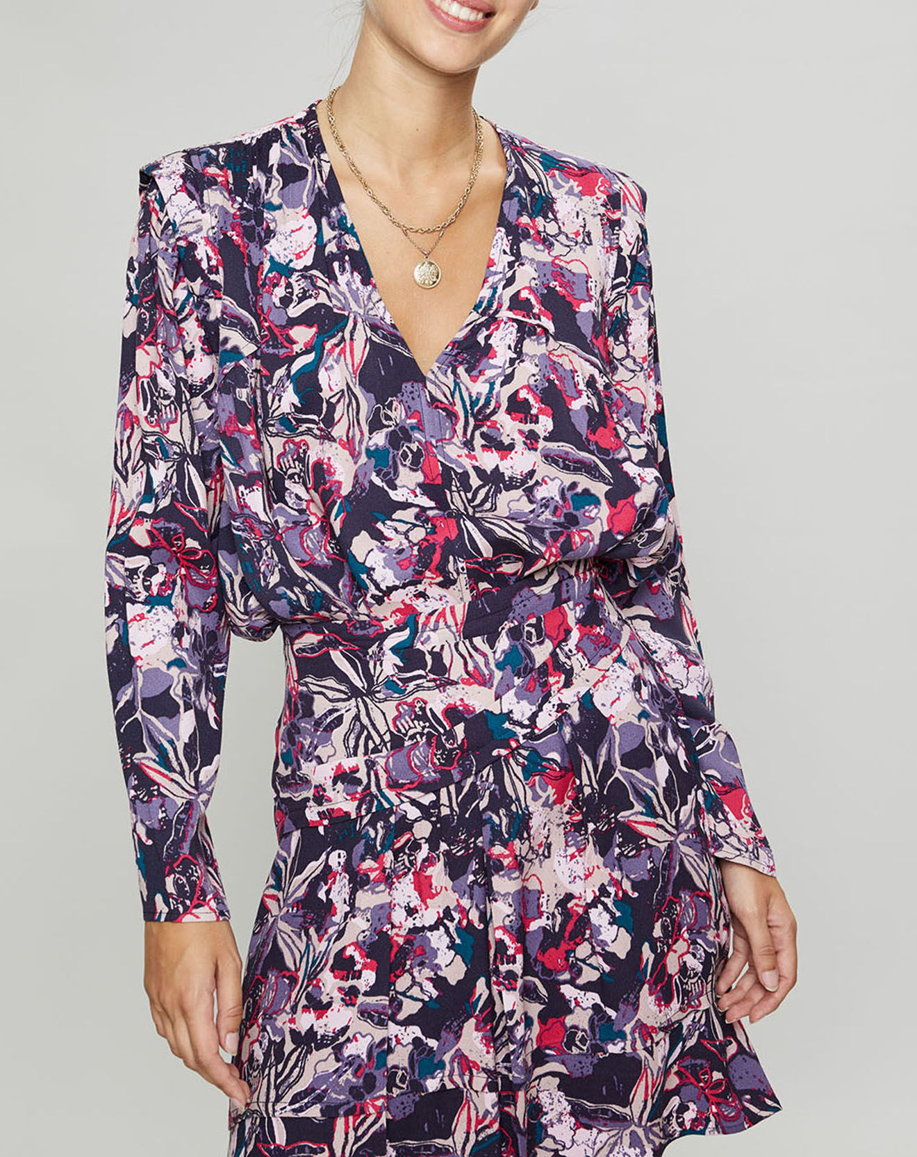 Suncoo Blouse Lucil rose/violet